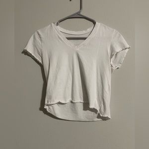~{ White Crop Top }~